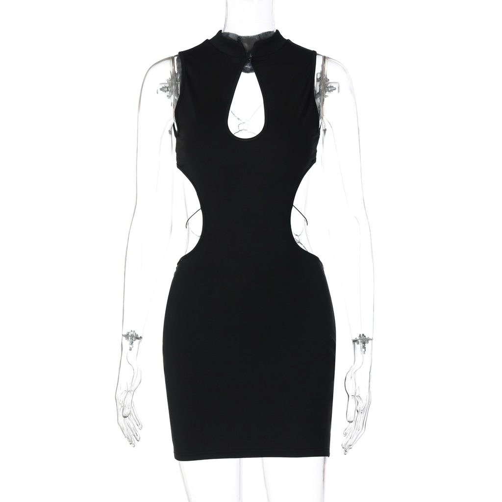 Dilynn Butterfly Backless Dress - Black [2I9OYKCG]