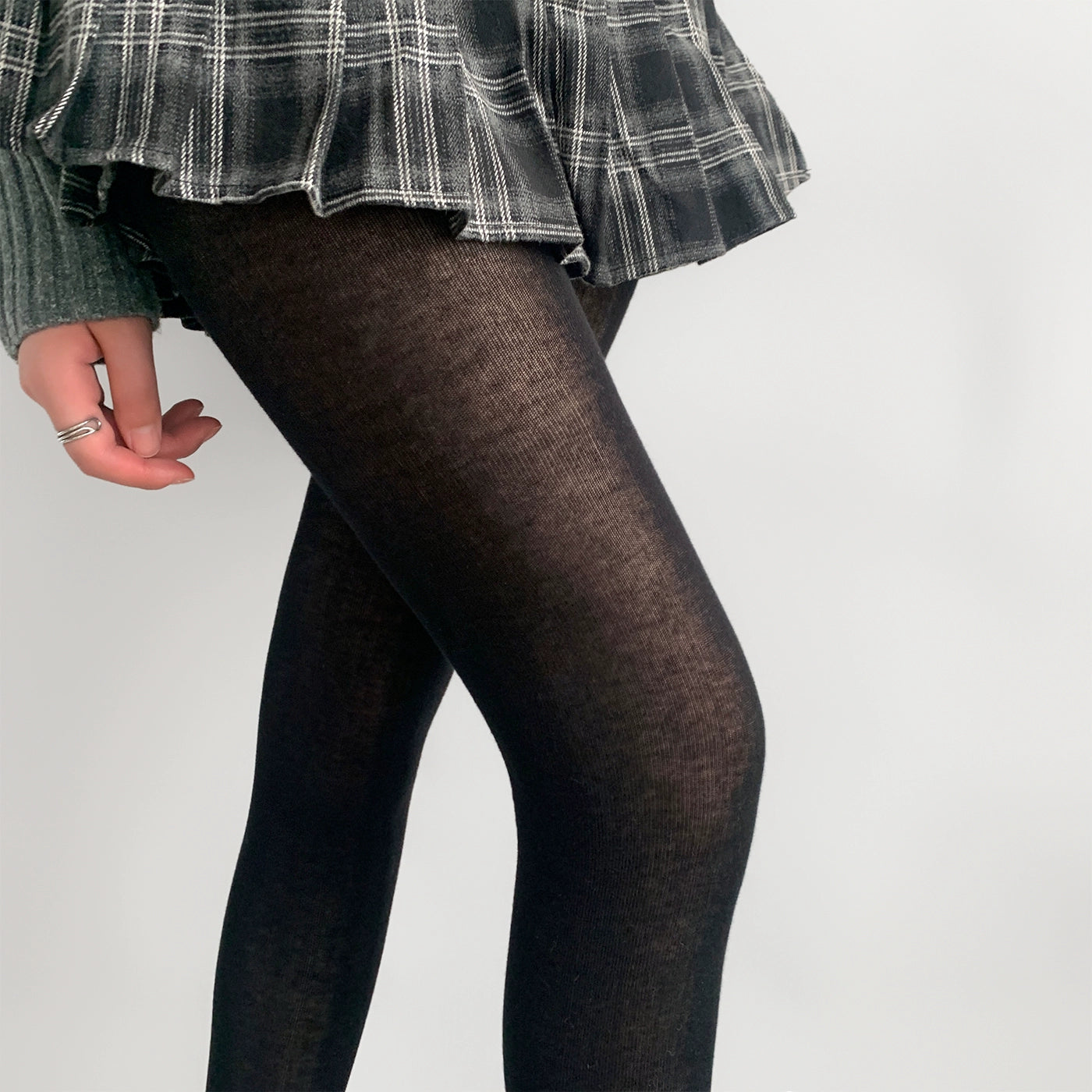 Rubi Sheer Shaping Tights - Black [6CVZU5JK]