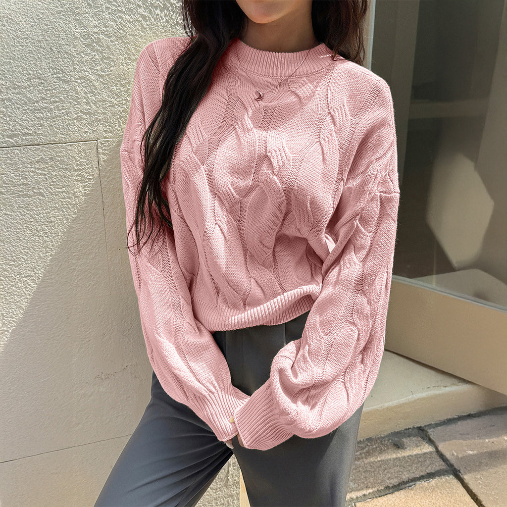 Yitty Cozy Knit Sweater - Light Pink [7NI2W4MD]