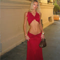Fenix Vacation Skirt Set - Red [UGY8XTK2]