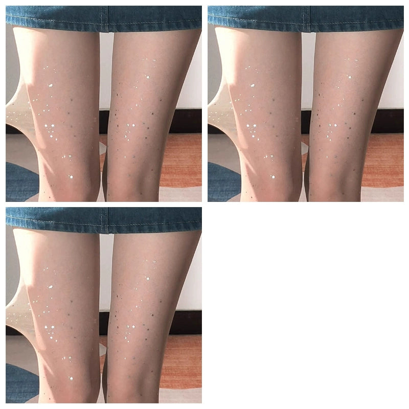 Fenix Dazzling Sequin Tights - Nude Sequin (3 Pairs) [N2BU1VUY]