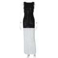 Anabia Black Sequin Maxi Dress - Black [Y1GXVDPN]