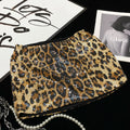 Leopard Sequin Low-Waist Mini Skirt - Leopard [VI6DTN1K]