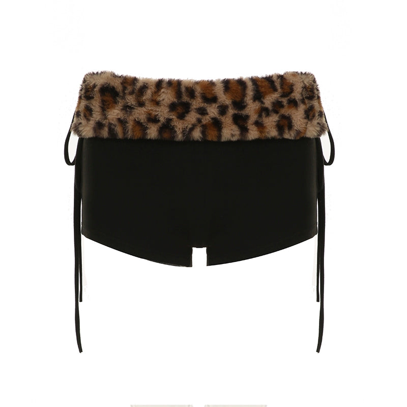 Avalon Leopard Ruched Short Set - Shorts [YXMBWA7K]