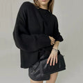 Jadalyn Cozy Pullover Sweater - Black [RZVML7M7]