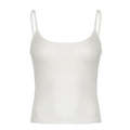 Mahathi Square Neck Crop Top - White [RZRCJ97N]