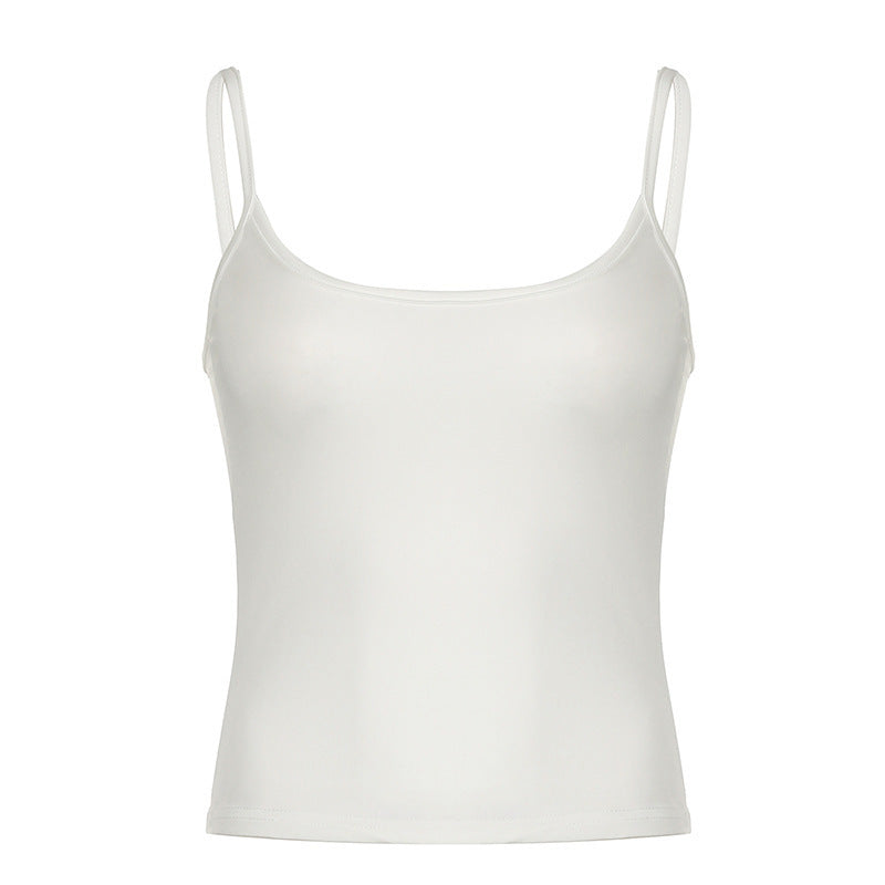 Mahathi Square Neck Crop Top - White [RZRCJ97N]