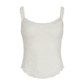 Betsabe Sheer Lace Cami - Off-White [YEAZA1NW]