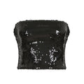 Prisha Strapless Sequin Top - Black [YVGO4W4C]