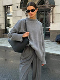 Aasiyah Cozy Knit Sweater - Gray [O3WOKCK5]