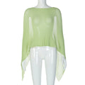 Bostyn Open Knit Pullover - Green [E5VVHKZX]