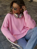 Jadalyn Cozy Pullover Sweater - Pink [MSY1ELEP]