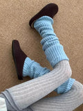 Shianne Cozy Sock Tights - 70cm Blue Sock Cuff [WYM1S810]