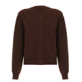 Laylani Buttoned Knit Cardigan - Brown [GO4N1QTB]