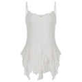 Carson Jacquard Lace Camisole - White [OGCJI7RZ]