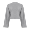 Abree Fitted Long Sleeve Top - Gray [05GQFZ6L]
