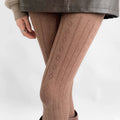 Analee Diamond Patterned Tights - Light Coffee [FFAZPZ1N]