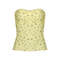 Naiya Floral Tube Top - Yellow [GHCQDWR6]