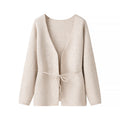 Emmarie Cozy Knit Cardigan - Off-White [153DNVF4]