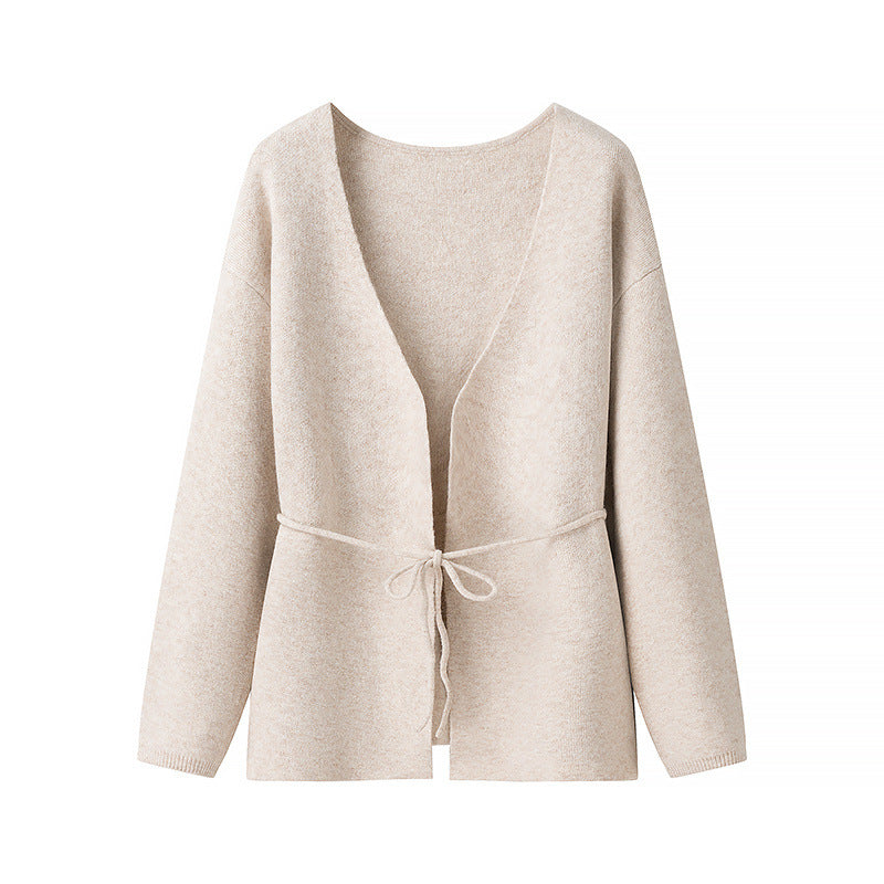 Emmarie Cozy Knit Cardigan - Off-White [153DNVF4]