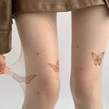 Fenix Dazzling Sequin Tights - Nude Butterfly [L6HKK0JL]