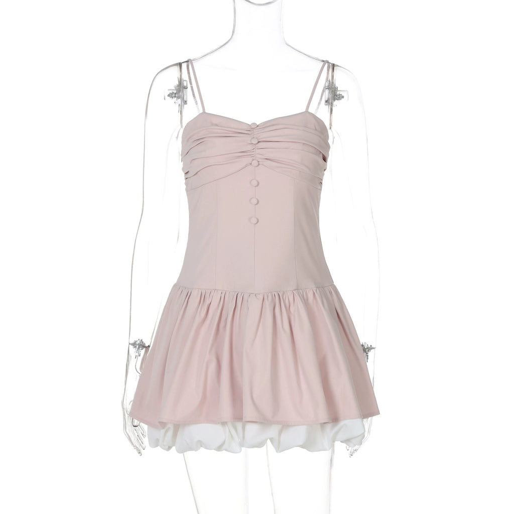 Dejah Pink Ballet Mini Dress - Pink [J4DIS9BK]
