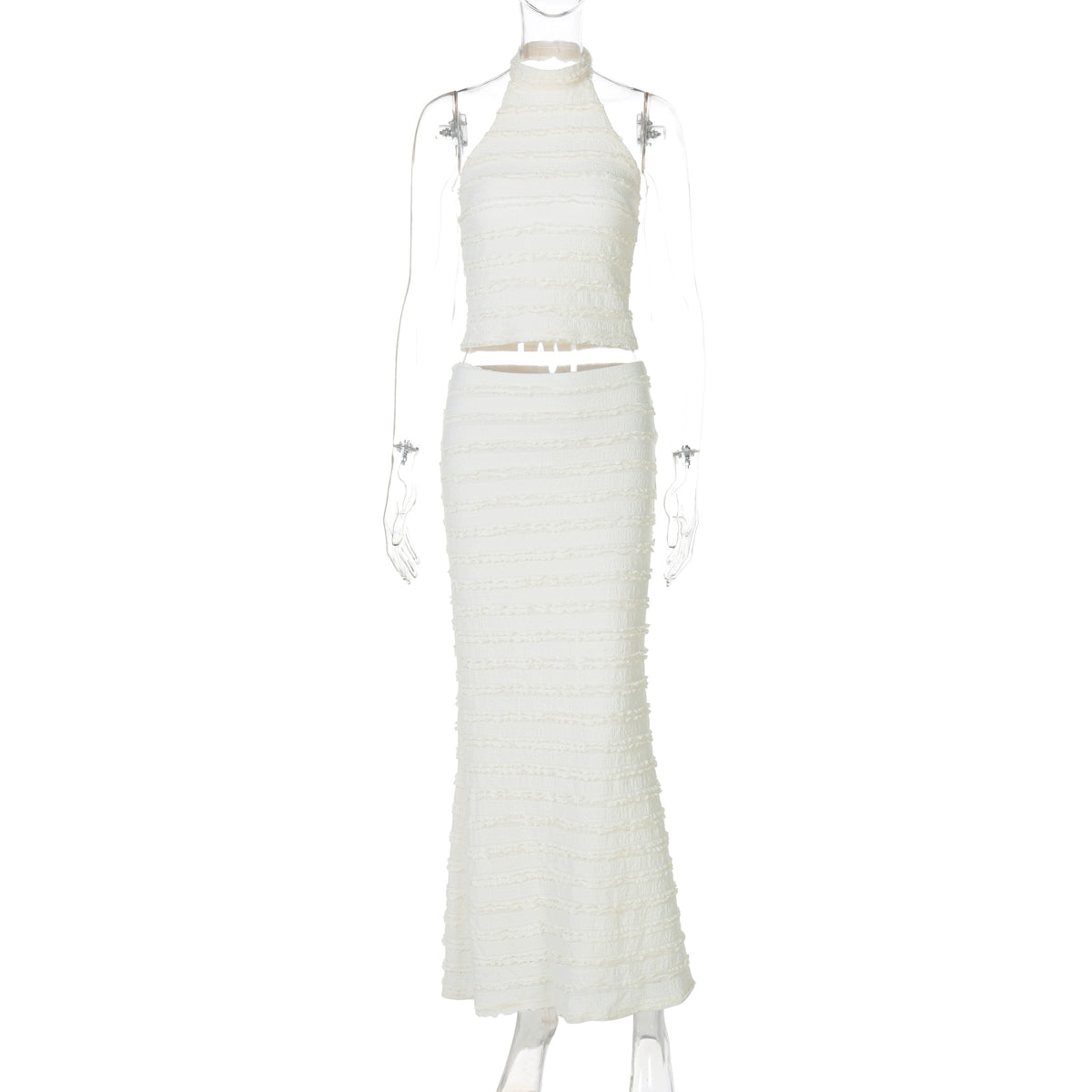 Connor Halter Midi Skirt Set - Apricot [T3BFGXEK]