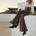 Kamara Leopard Print Bell Bottoms