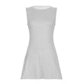 Polka Dot A-Line Mini Dress - White [SXLYBABB]