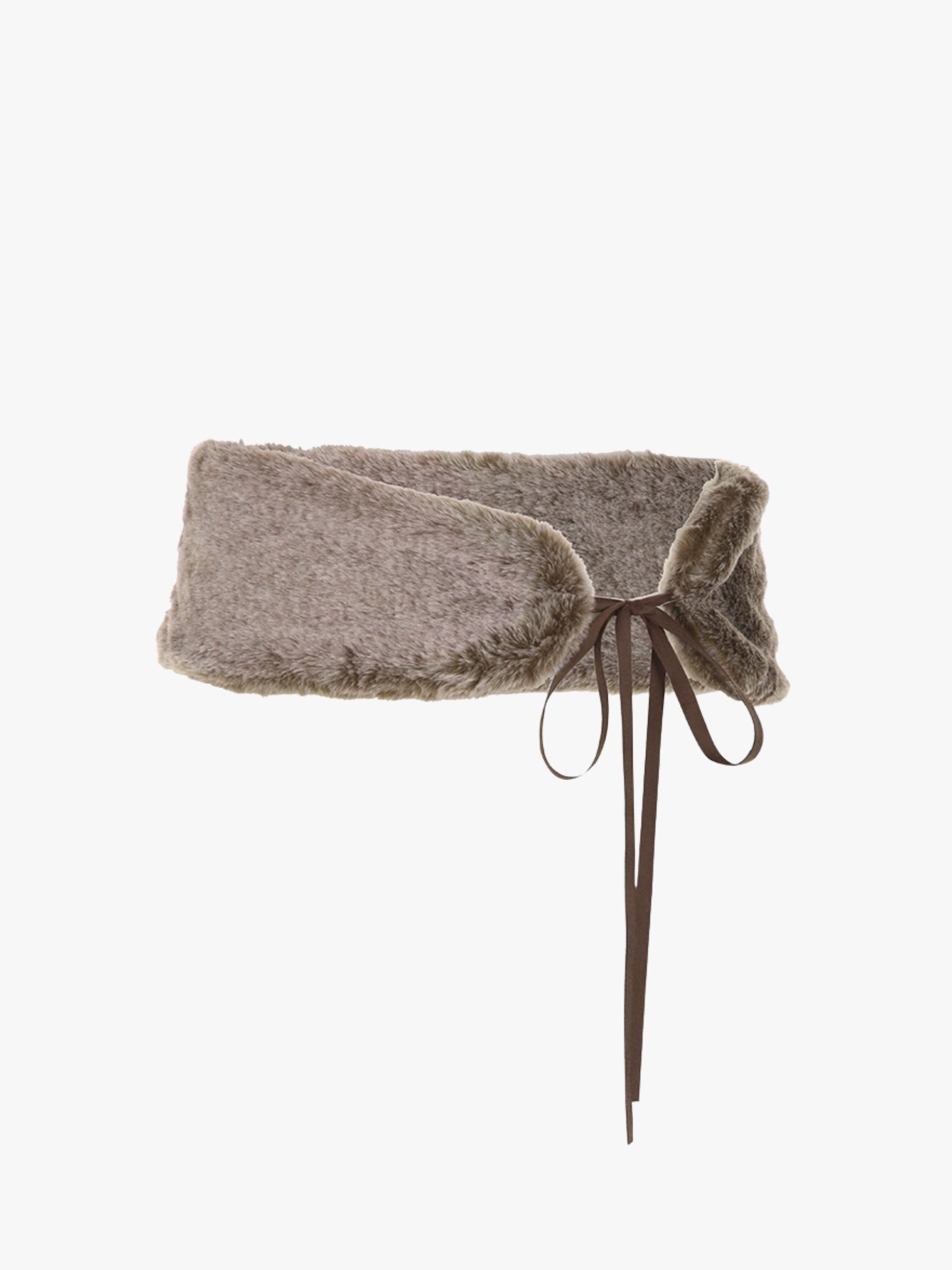 Rachael Faux Fur Belt