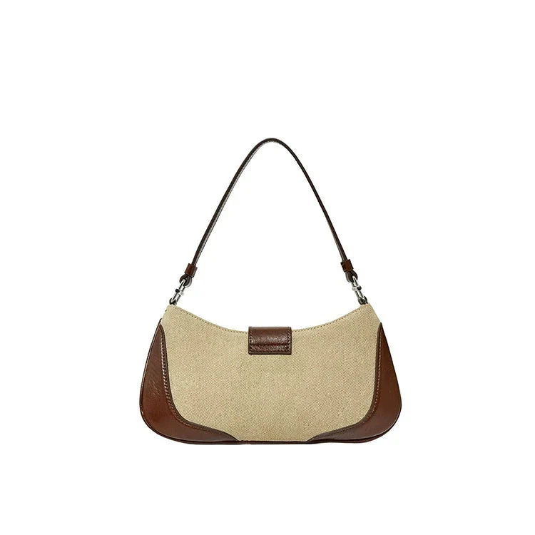 LaPose Fashion - Razan Retro Shoulder Bag - Bags, Faux Leather Bags, Handbags, Leather Bags, Retro Bags, Shoulder Bags, Small Bags