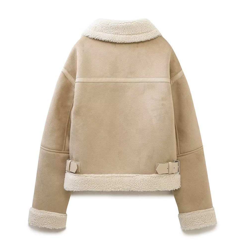 LaPose Fashion - Rhett Faux Leather Oversize Jacket - Coats & Jackets, Jackets, Leather Jackets, Oversize Jacket, Puffer Jacket, Retro Jackets, Winter Edi