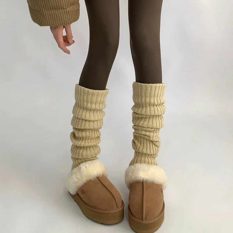 LaPose Fashion - Ruthie Knitted Leg Warmer - Leg Warmers, Socks, Winter Edit