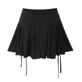 LaPose Fashion - Shanna Ruffle Mini Skirt - A-Line Skirts, Fairy Skirts, Mini Skirts, Pleated Skirt, Pleated Skirts, Ruffle Skirts, Short Skirts