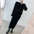 LaPose Fashion - Stansie Knit Skirt Set - Autumn Clothes, Casual Sets, Clean Girl, Clothing, Fall Clothes, Fall-Winter 23, Knitted Dresses, Kn