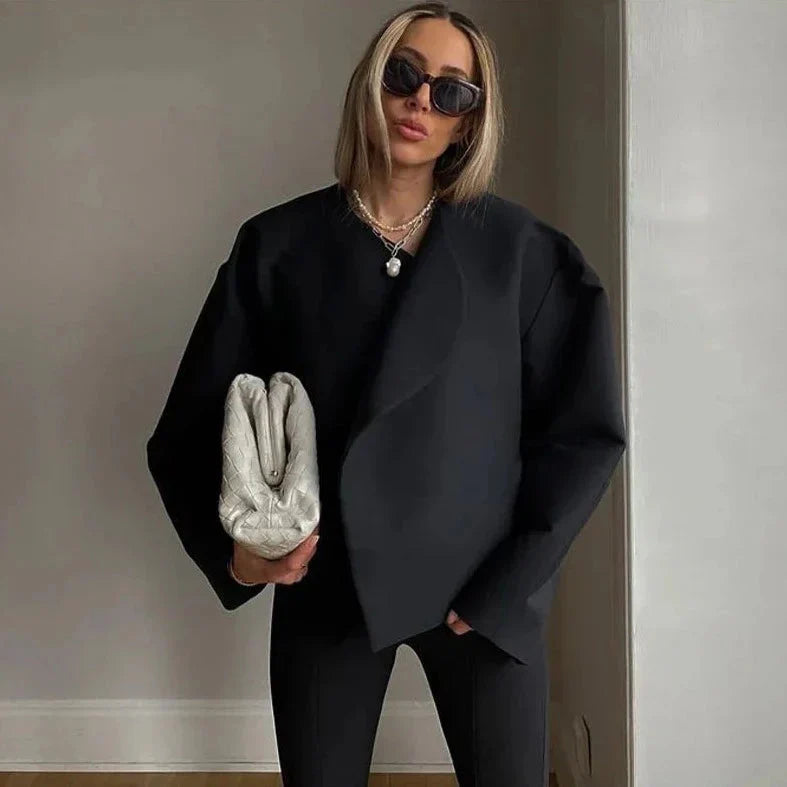 LaPose Fashion - Stassi Wool Coat - Clean Girl, Coats & Jackets, Fall-Winter 23, Jackets, Oversize Jacket, Puffer Jacket, Winter Edit
