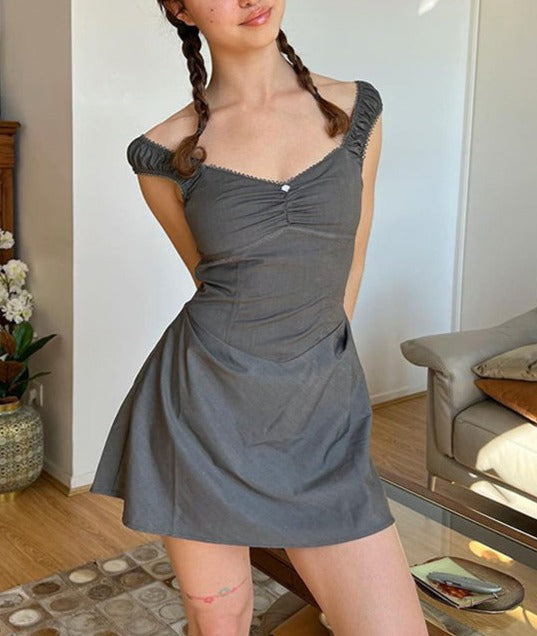 LaPose Fashion - Tegan Retro Mini Dress - Basic Dresses, Casual Dresses, Daytime Dresses, Dresses, Going Out Dresses, Mini Dresses, Summer Dre