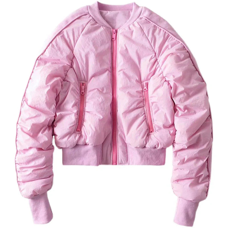 LaPose Fashion - Tessa Bomber Jacket - Bomber Jacket, Coats, Coats & Jackets, Crop Jackets, Fall-Winter 23, Jackets, Oversize Jacket, Winte