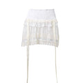 LaPose Fashion - Viola Ruffle Mini Skirt - A-Line Skirts, Clean Girl, Fairy Skirts, Mini Skirts, Pleated Skirt, Ruffle Skirts, Short Skirts, Sk