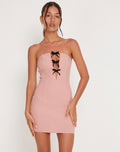 LaPose Fashion - Zena Bow Detail Mini Dress - Birthday Dresses, Bodycon Dresses, Dresses, Elegant Dresses, Going Out Dresses, Little Black Dresses