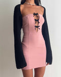 LaPose Fashion - Zena Bow Detail Mini Dress - Birthday Dresses, Bodycon Dresses, Dresses, Elegant Dresses, Going Out Dresses, Little Black Dresses