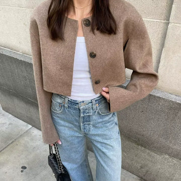 Marielle Cropped Boucle Jacket
