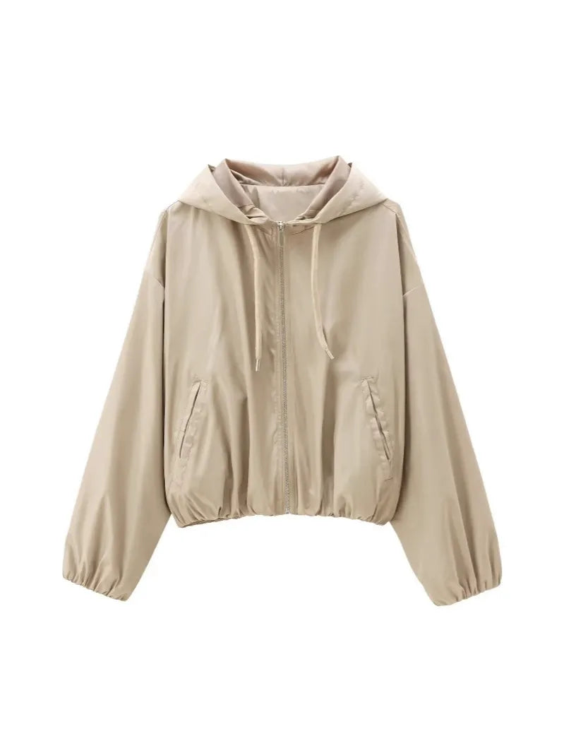 Aris Casual Zip-Up Hooded Jacket