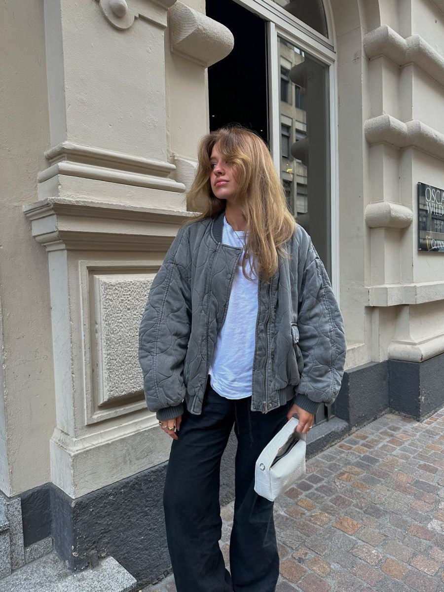 Maimouna Padded Oversize Bomber Jacket