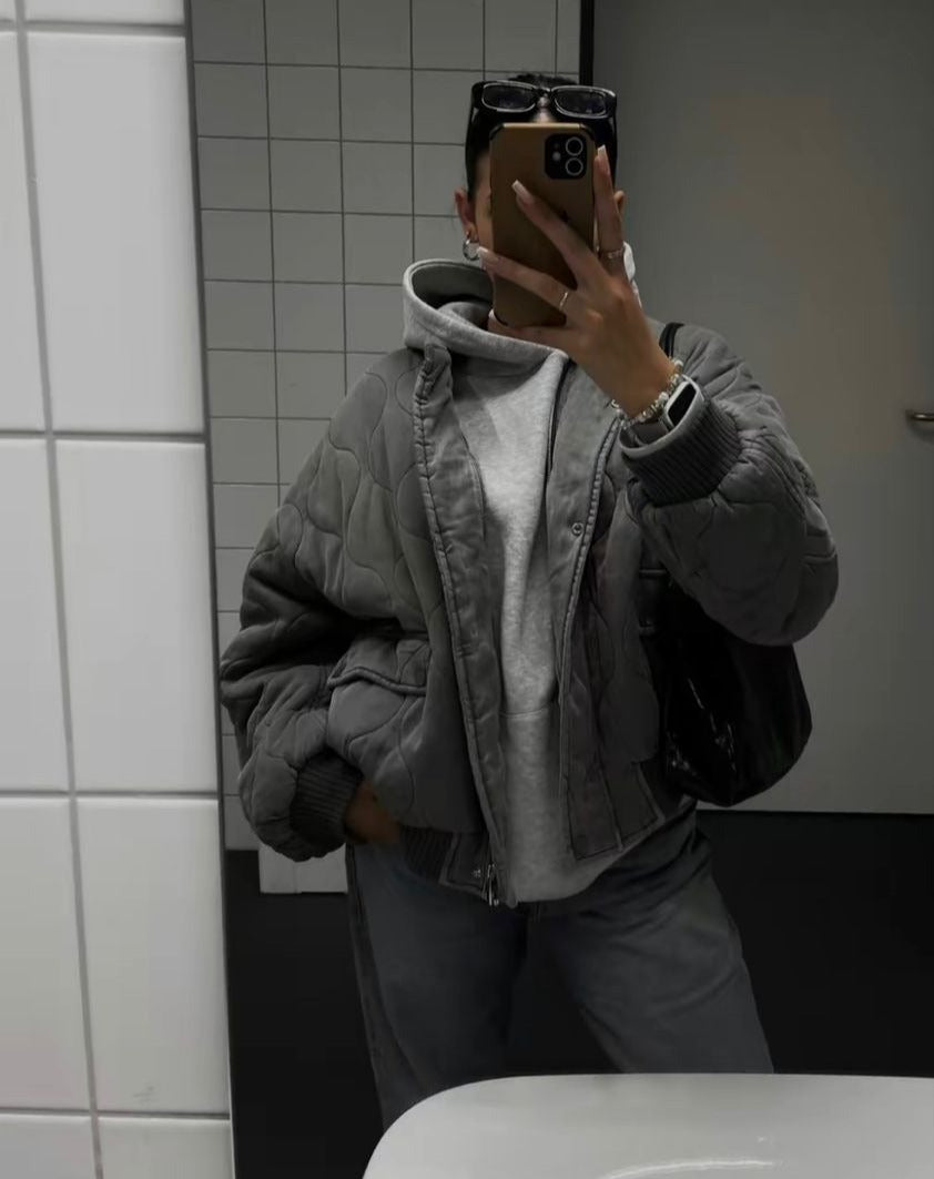Maimouna Padded Oversize Bomber Jacket
