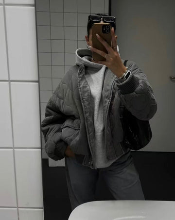 Maimouna Padded Oversize Bomber Jacket