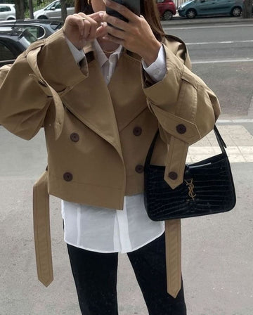 Wilma Double-Breasted Trench Jacket