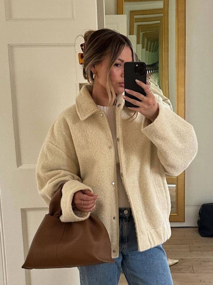 Amna Faux Shearling Jacket