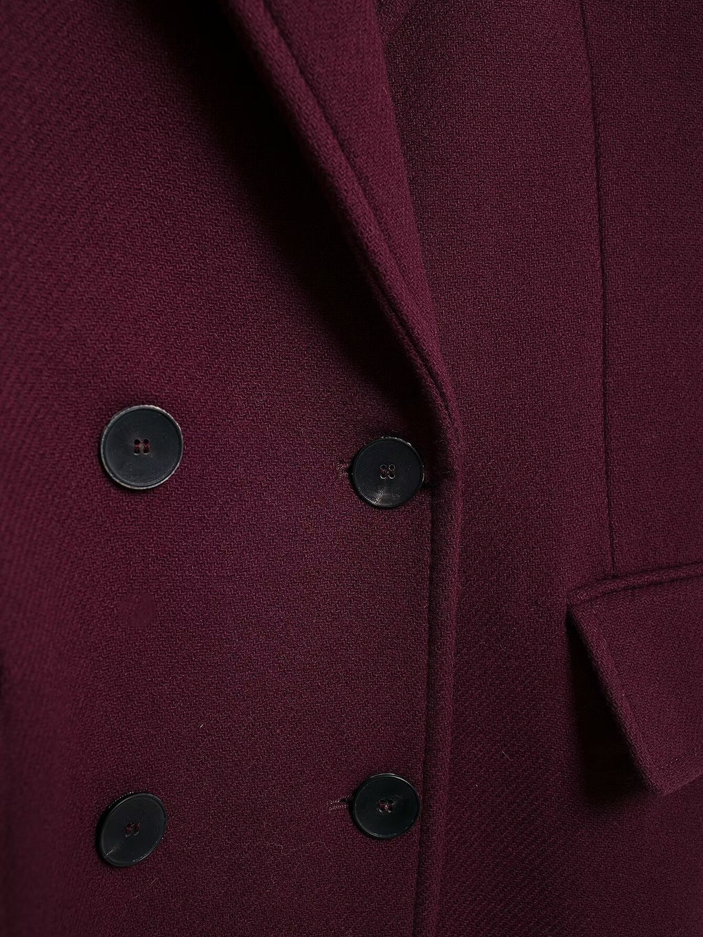 Heavenleigh Wine Red Long Coat
