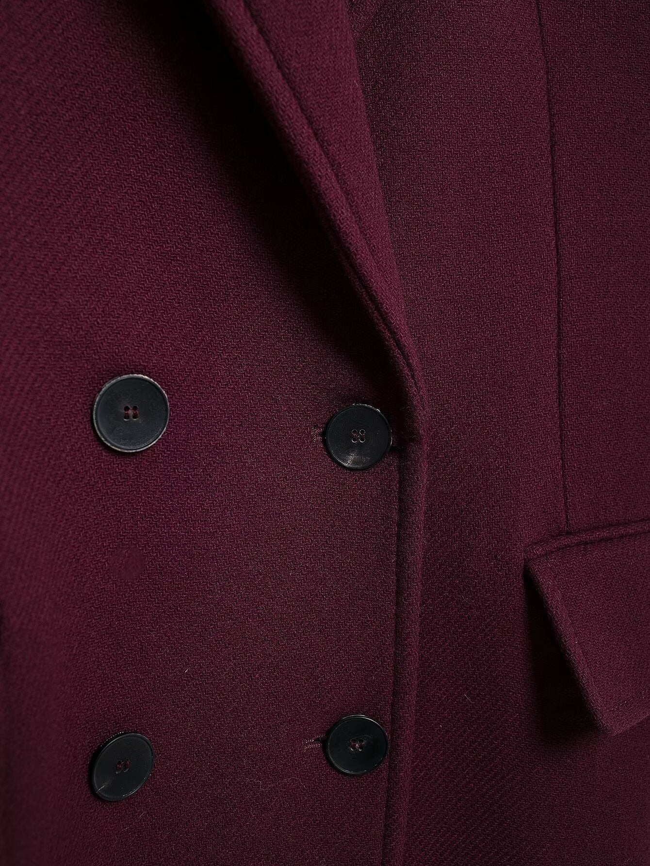 Heavenleigh Wine Red Long Coat
